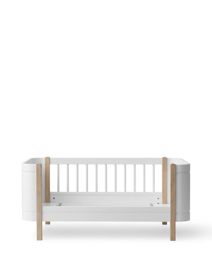 Oliver Furniture, Wood Mini+ Pinnasänky&Juniorisänky 5in1, White/Oak