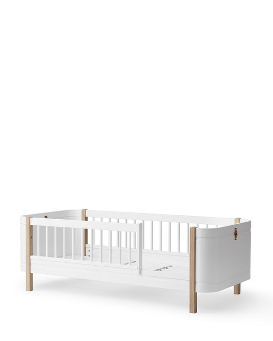 Oliver Furniture, Wood Mini+ Juniorisänky 70x160 cm, White/Oak