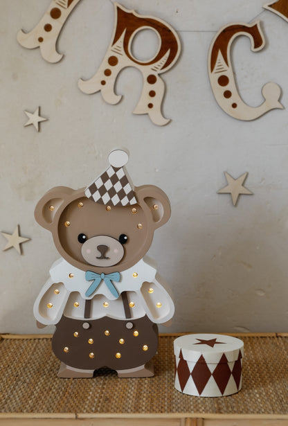 Little Lights, Yövalo, Theodore The Bear, Chocolate Brown