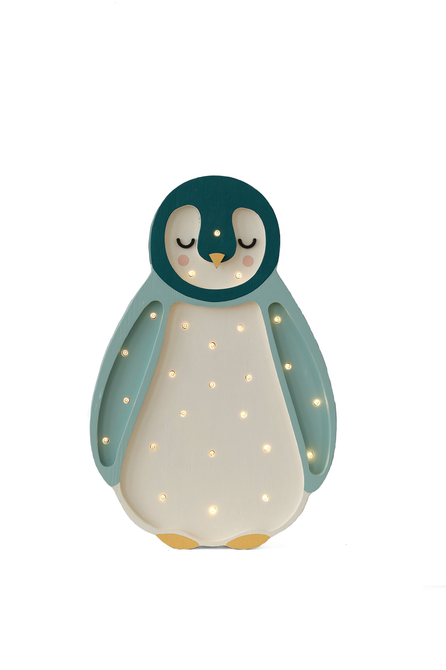 Little Lights, Night Light Baby Penguin, Teal