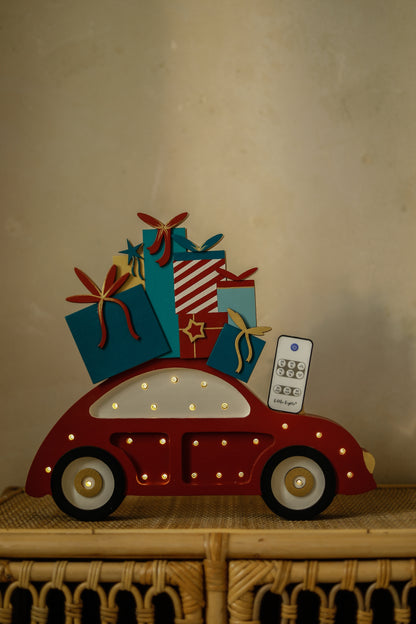 Little Lights, Yövalo, Beetle Car, Christmas Edition Red