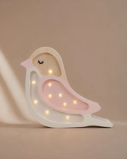 Little Lights, Yövalo MINI Bird, Strawberry Cream