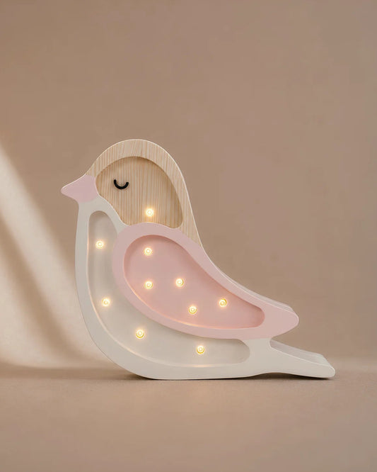 Little Lights, Yövalo MINI Bird, Strawberry Cream