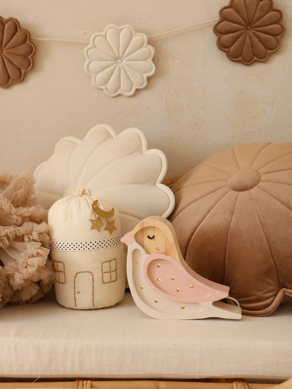 Little Lights, Yövalo MINI Bird, Strawberry Cream