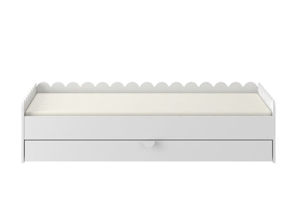 Bellamy, Juniorisänky 80x160, Book Nook, Snow