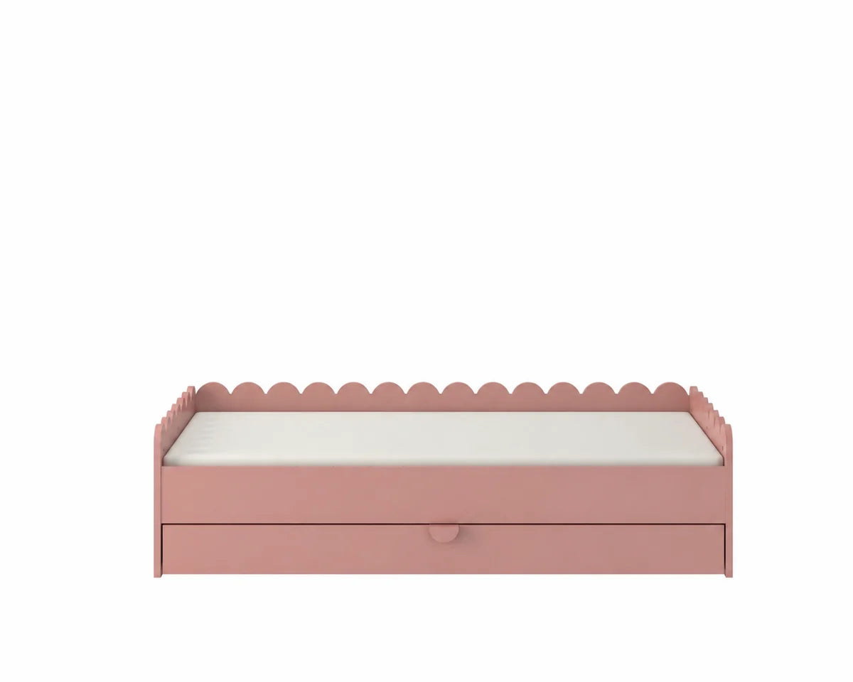 Bellamy, Juniorisänky 80x160, Book Nook, Vintage Rose