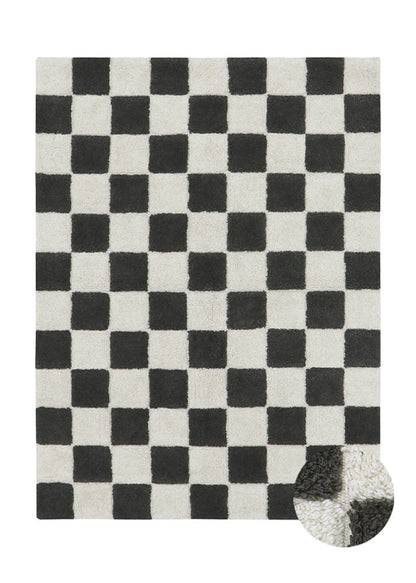 Little Chefs, Pestävä Matto, Kitchen Tiles Dark Grey, (Eri kokoja)