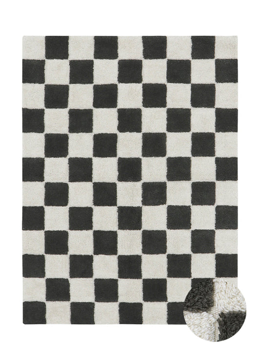 Little Chefs, Pestävä Matto, Kitchen Tiles Dark Grey, (Eri kokoja)