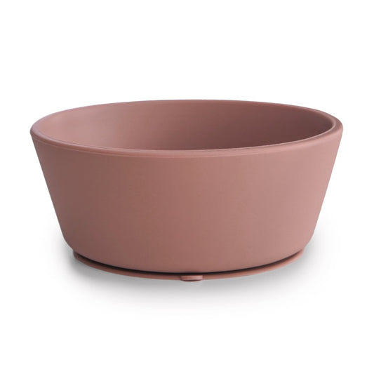 Mushie Silikonikulho Imukupilla, Cloudy Mauve