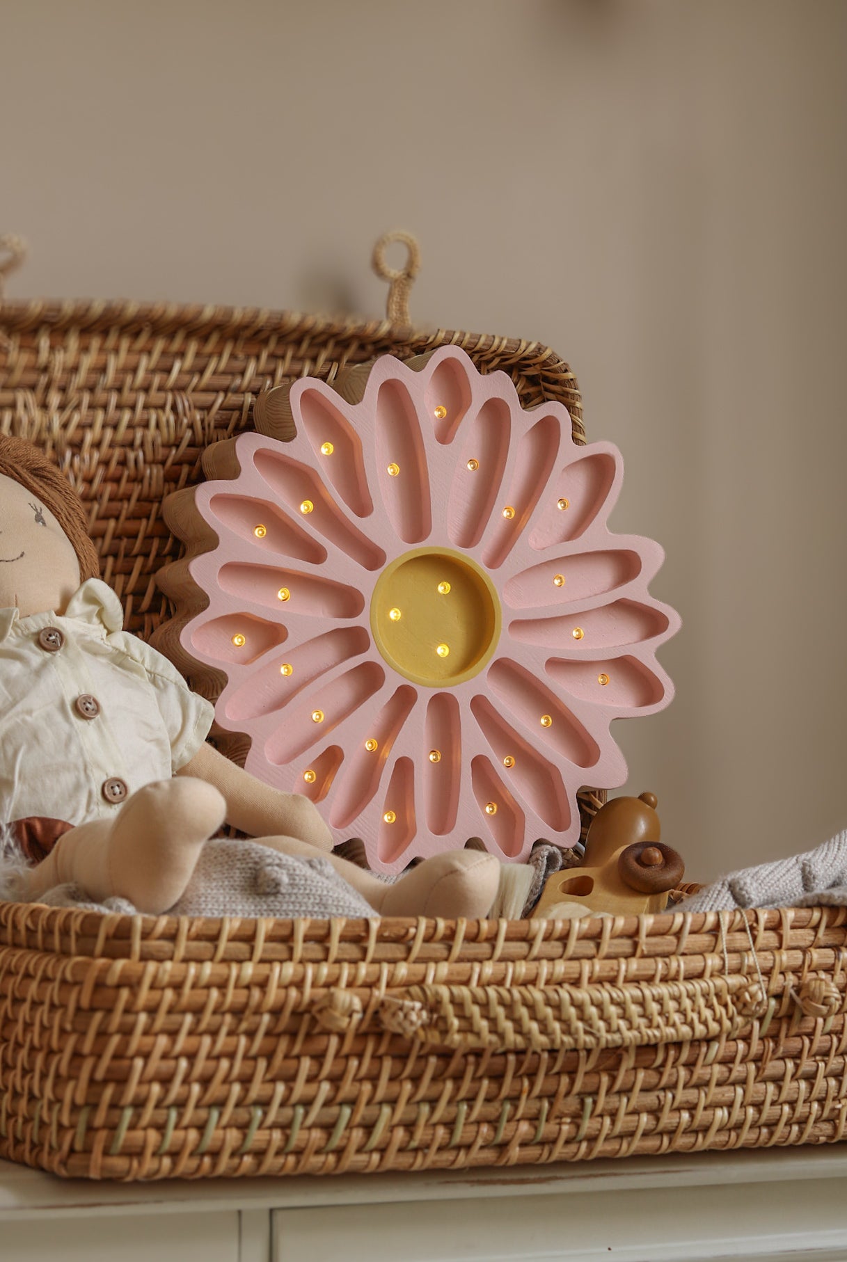 Little Lights, Yövalo Daisy, Powder Pink