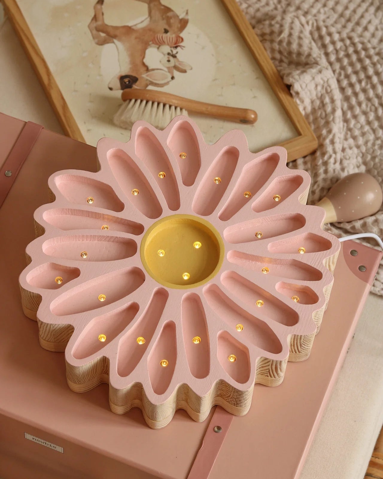 Little Lights, Yövalo, Daisy Powder Pink