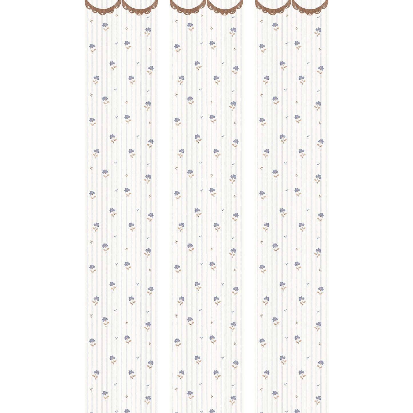Tapetti, Delicate Retro Flowers