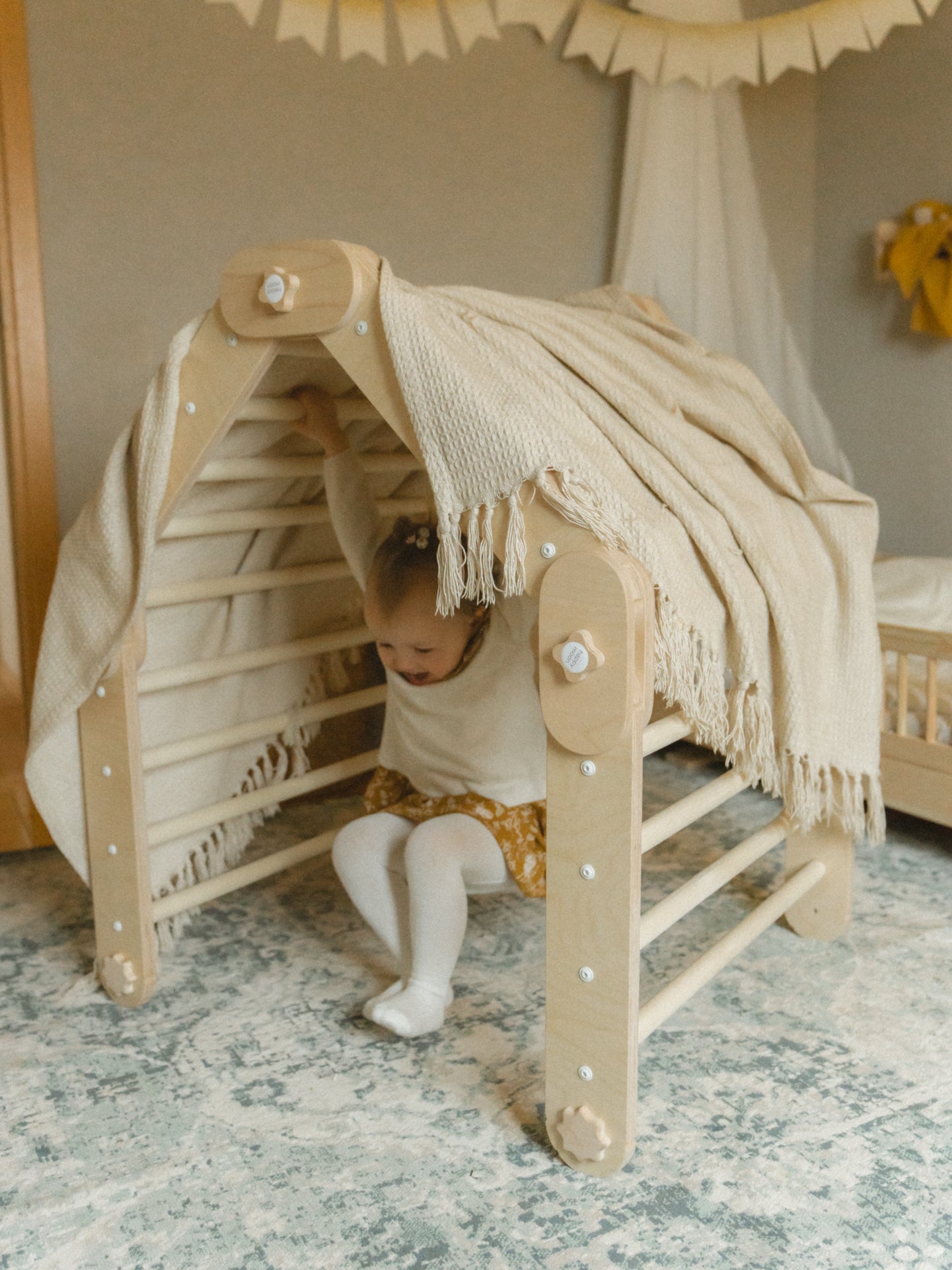 Climber, Climbing Set, Natural