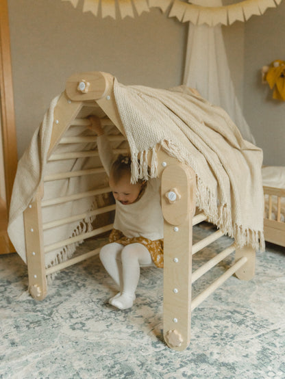 Climber, Climbing Set, Natural