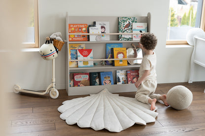 Wood Luck Design, Montessori Bookshelf Bookworm, 3 different colors