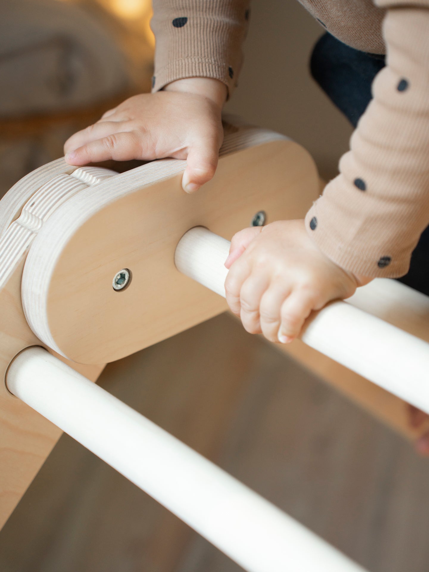 Climber, Climbing Set, Natural