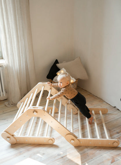 Climber, Climbing Set, Natural