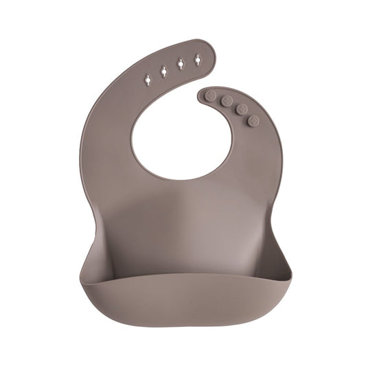 Mushie Bib, Dove Grey