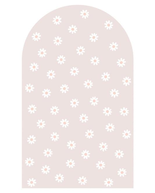 Pastelowe Love, Seinätarra Kaari, Dusty Pink Daisies