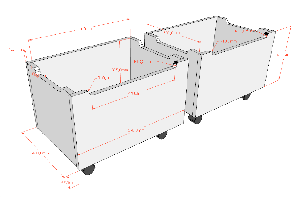 Vipack, Forrest Oak, Low Semi-Loft Bed 90x200cm, Oak