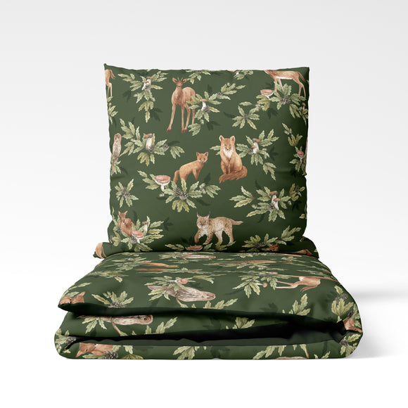 Pussilakanasetti 100x135, Forest Green