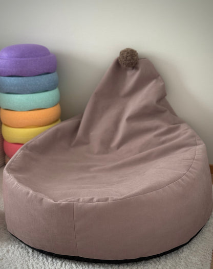 Beanbag chair, Beige