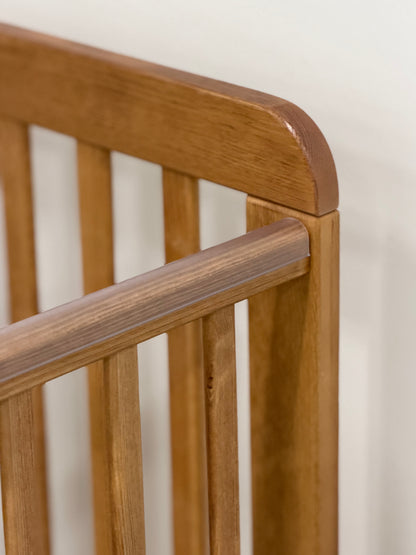 Woodies, Cot, Classic Cot 60x120 cm, Walnut