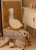 Little Lights Yövalo, Goose Lamp ,Cottage Blue Bow