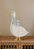 Little Lights Yövalo, Goose Lamp ,Cottage Blue Bow
