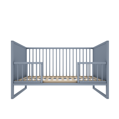 Wood Luck Design, Cot 70x140 cm, Tweens Muted Blue