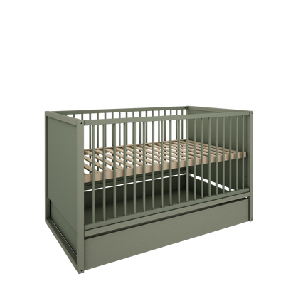 Wood Luck Design, Cot 70x140 cm, Tweens Eucalyptus