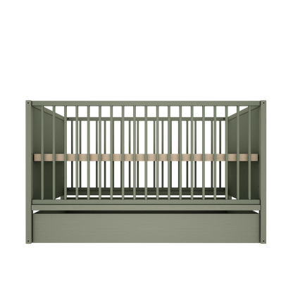 Wood Luck Design, Cot 70x140 cm, Tweens Eucalyptus