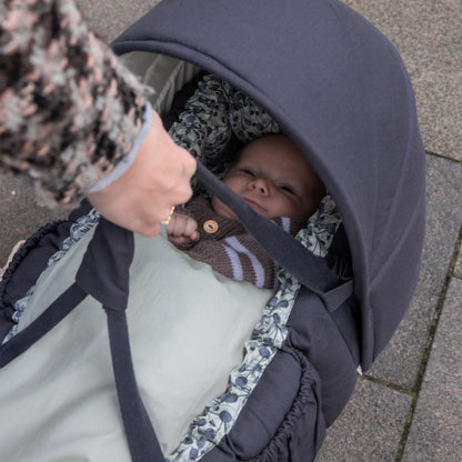 Sebra, Baby Nest Huppu, Blue Olive