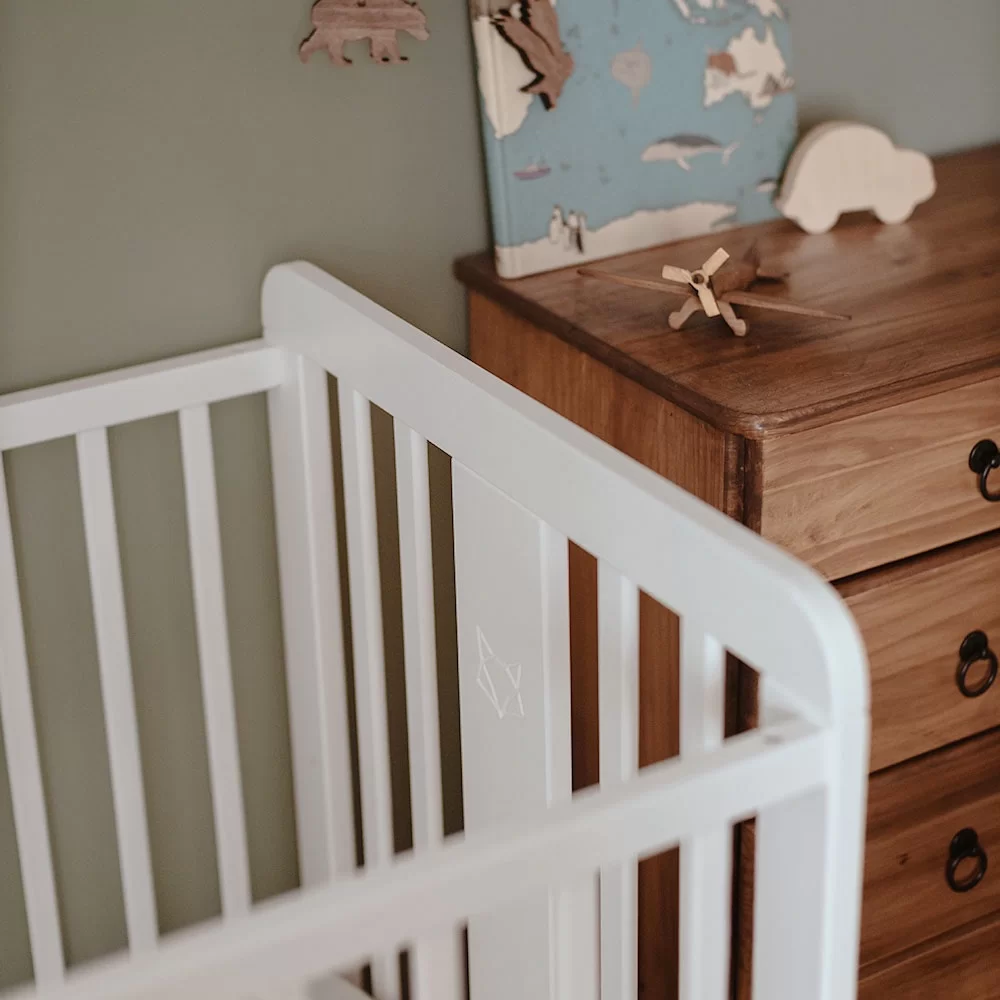 Woodies, Cot Foxy, 60x120cm, Vit