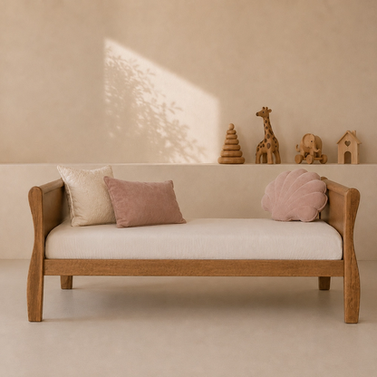 Woodies, Cot Noble 2 in 1 70x140 cm, Valnöt
