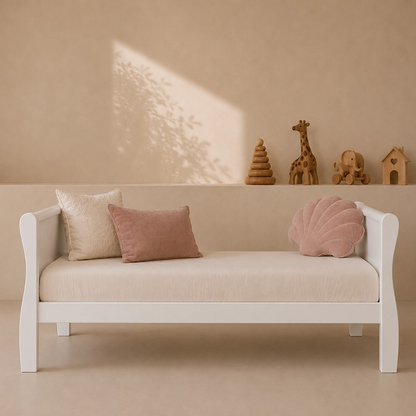 Woodies, Cot Noble 2 in 1 70x140 cm, Vit