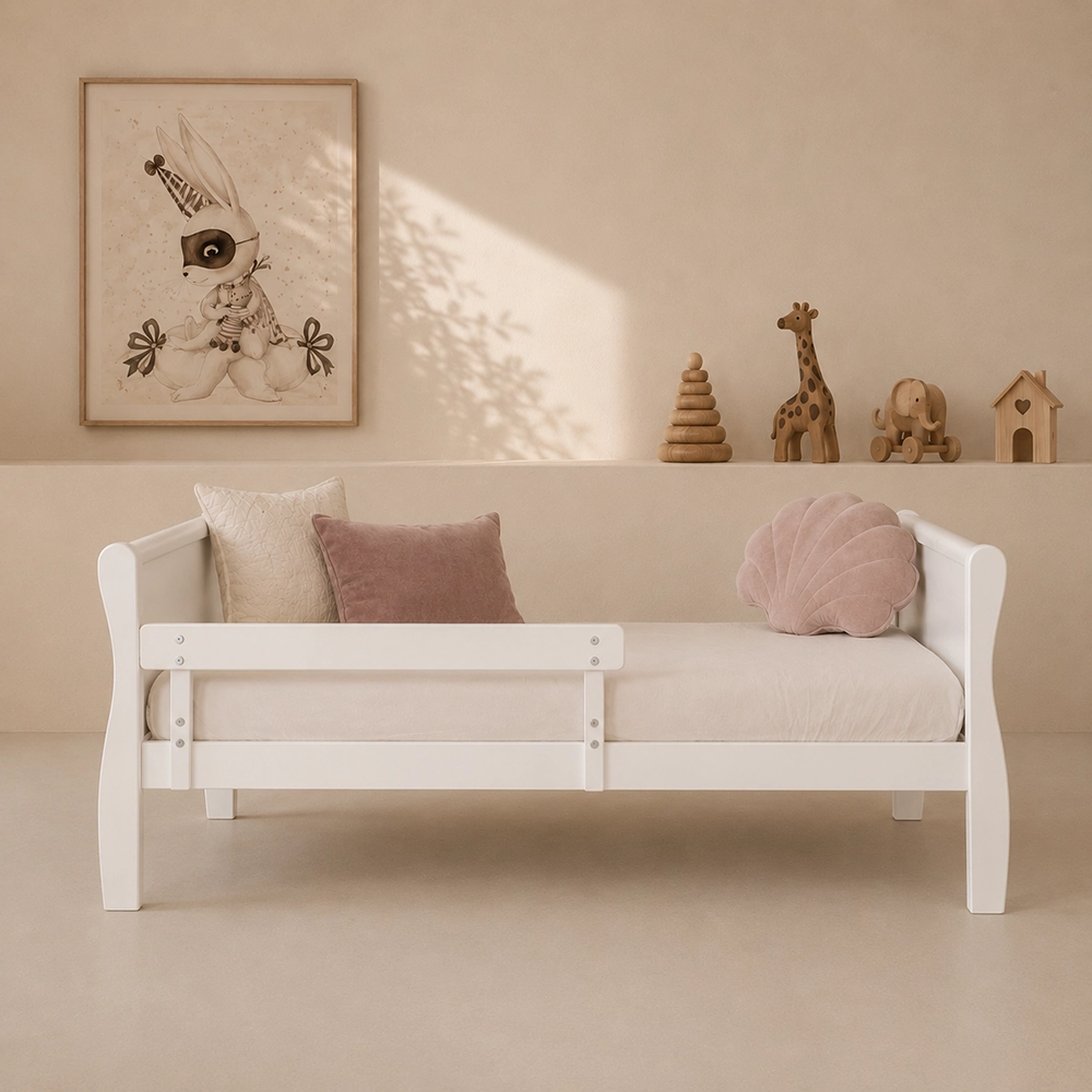 Woodies, Cot Noble 2 in 1 70x140 cm, Vit