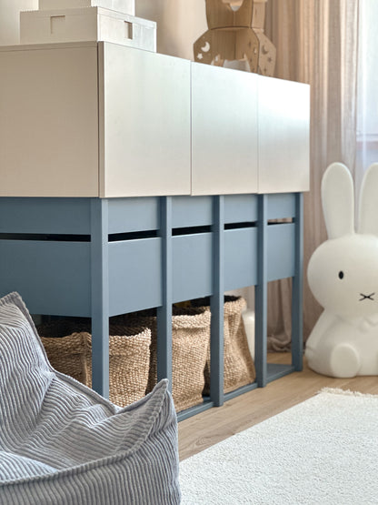 Wood Luck Design, Lipasto, Tweens Muted Blue