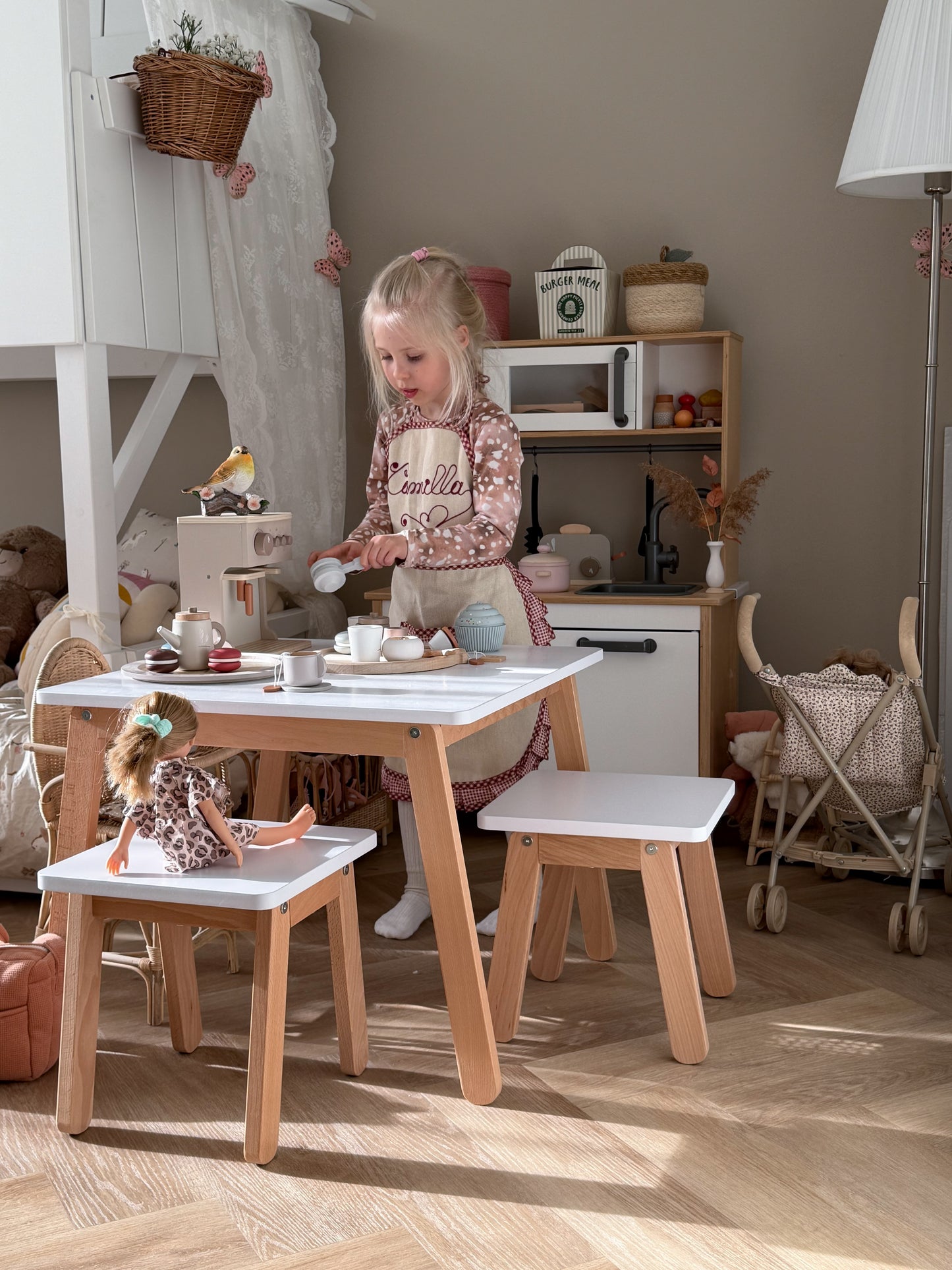 Bellamy, Pöytä&Tuolit 2 Kpl Setti, Woody