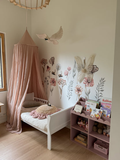 Boknok, Montessori bokhylla, solnedgång