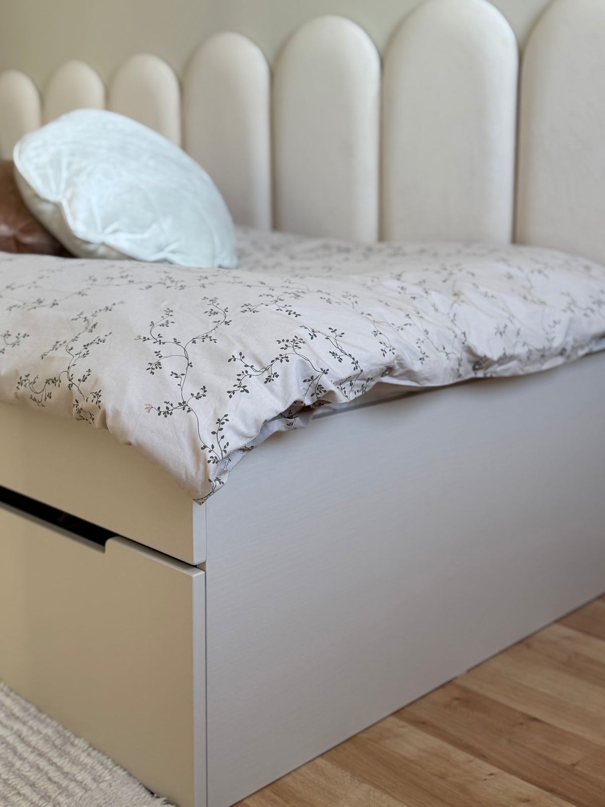 Wood Luck Design, Sänky 90x200 cm, Sand Beige