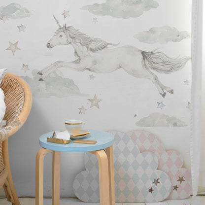 Wall sticker 150x100 cm, Unicorn