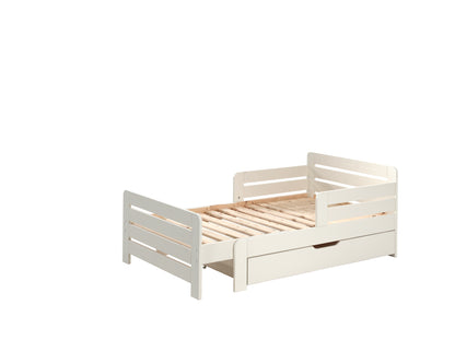 Vipack, Jumper, Pidennettävä Sänky&Säilytyslaatikko, White