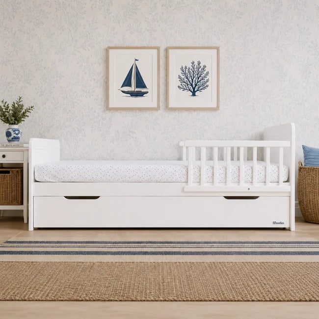 Woodies, Country Juniorsäng 70x140 cm, Vit