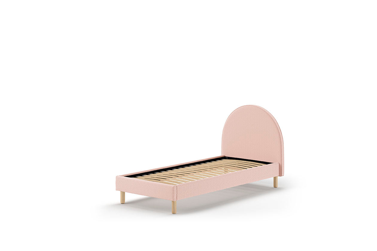 Vipack, Moon Sänky 90x200, Boucle Pink