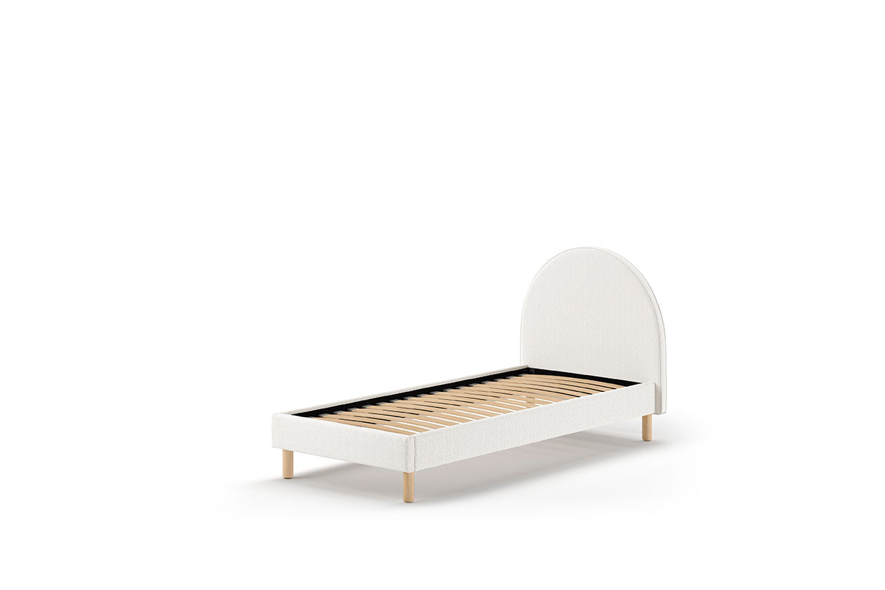 Vipack, Moon Sänky 90x200, Boucle White