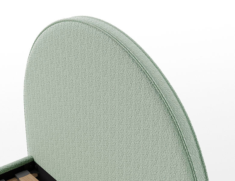 Vipack, Moon Sänky&Säilytys 90x200, Boucle Green