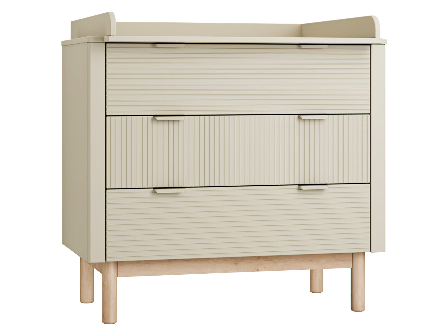 Pinio, Miloo Chest of 3 drawers, Champagne