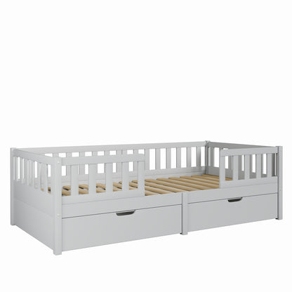 Inmondo, Sänky Miyo, 90х190cm, Light Grey