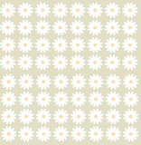 Seinätarra Setti 64 kpl , White Daisy
